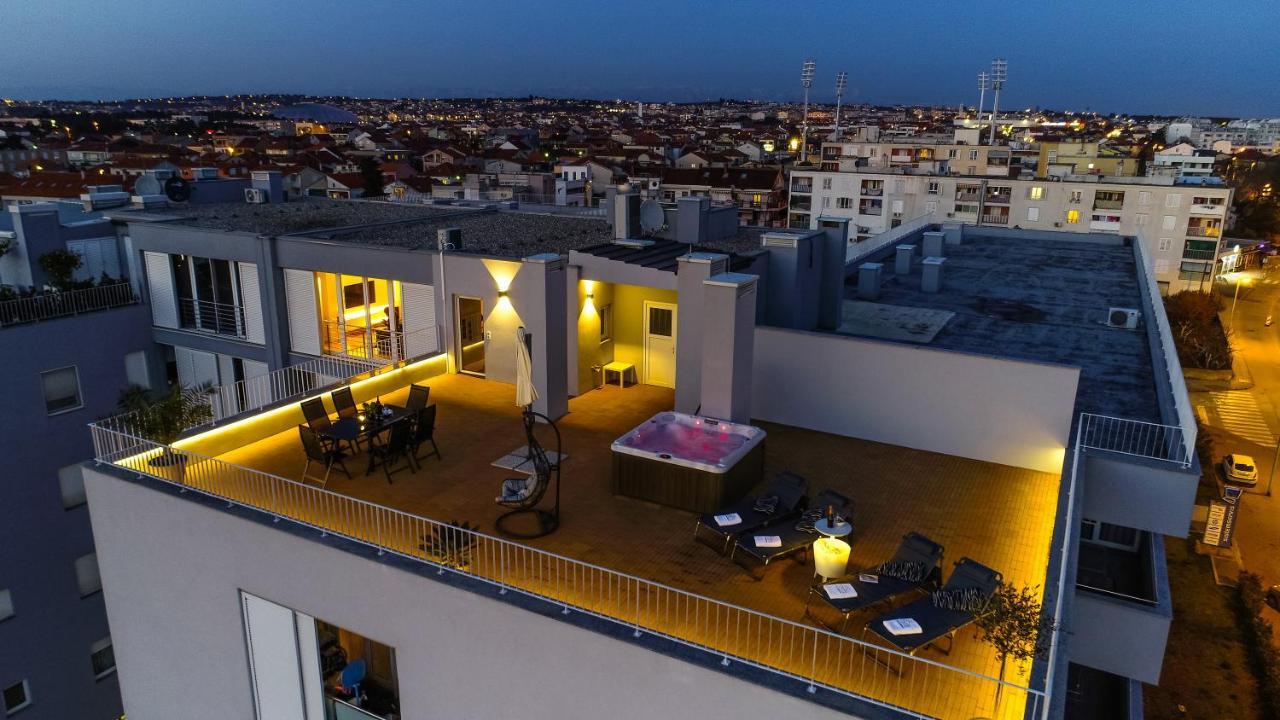 דירות Zadar Sunset Penthouse With Spectacular View And Jacuzzi מראה חיצוני תמונה