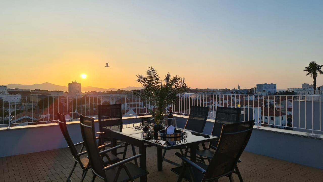 דירות Zadar Sunset Penthouse With Spectacular View And Jacuzzi מראה חיצוני תמונה
