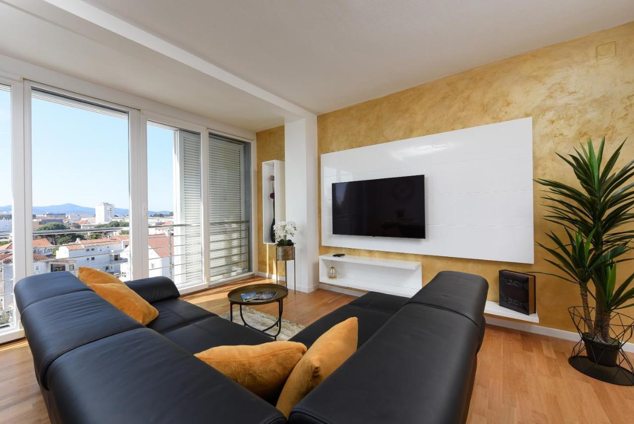 דירות Zadar Sunset Penthouse With Spectacular View And Jacuzzi מראה חיצוני תמונה